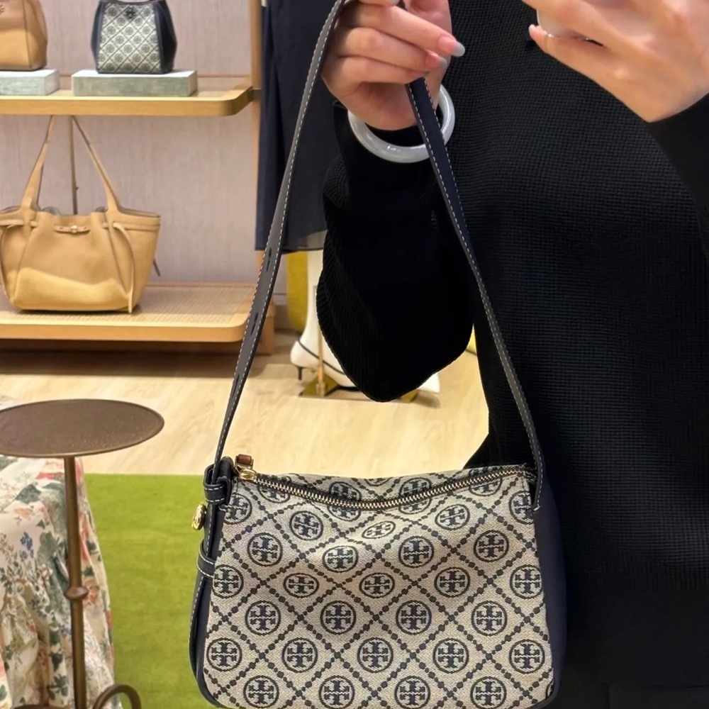 T Monogram Small Romy Shoulder Bag - Picture 11 of 16